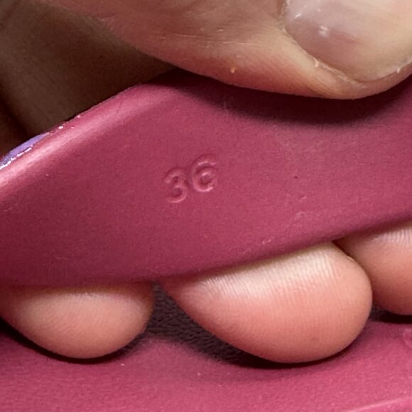 Alegria Womens Ode Recovery Thong Sandal Size 5.5 US 36 EU Purple Flower Print - Picture 6 of 7